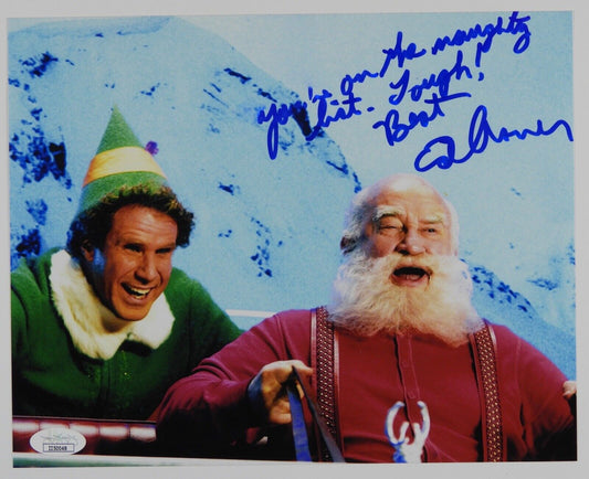 Ed Asner Autograph JSA 8 x 10 Signed Photo Elf Santa