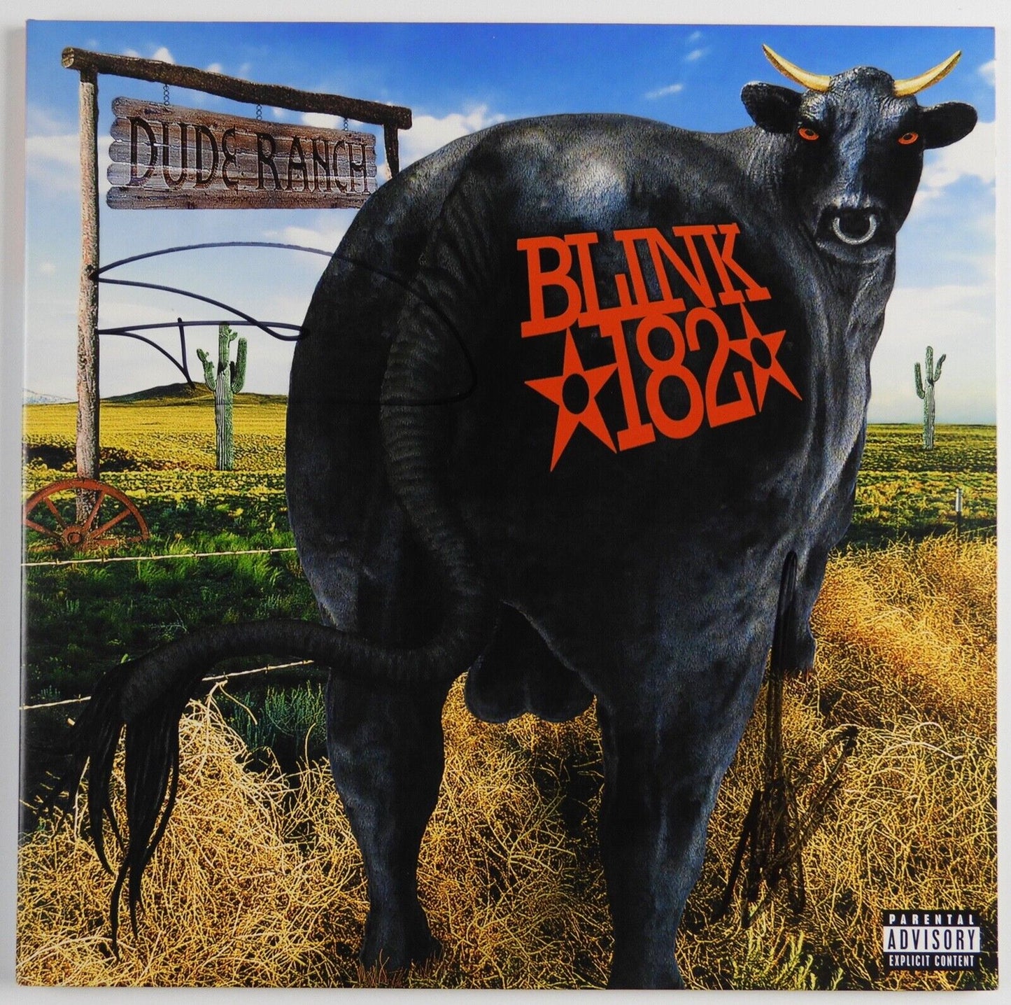 Blink 182 JSA Signed Autograph Album Record Dude Ranch Tom DeLonge Mark Hoppus