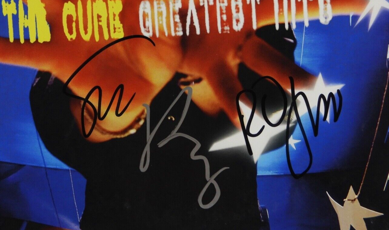 The Cure JSA Robert Smith Simon Gallup Perry Signed Autograph Album Record