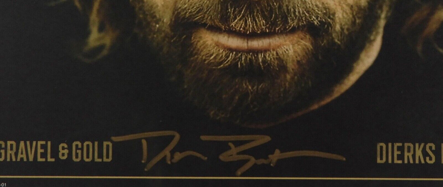 Dierks Bentley JSA Signed Autograph Album Record Insert Gravel & Gold