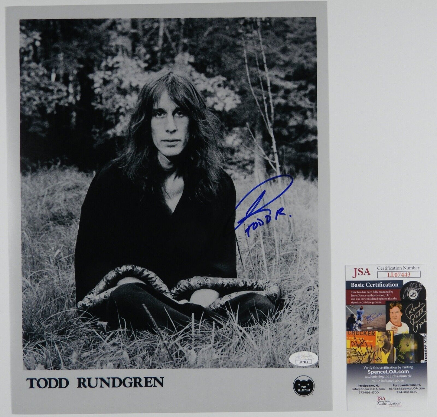 Todd Rundgren JSA Signed Autograph Photo 8 x 10