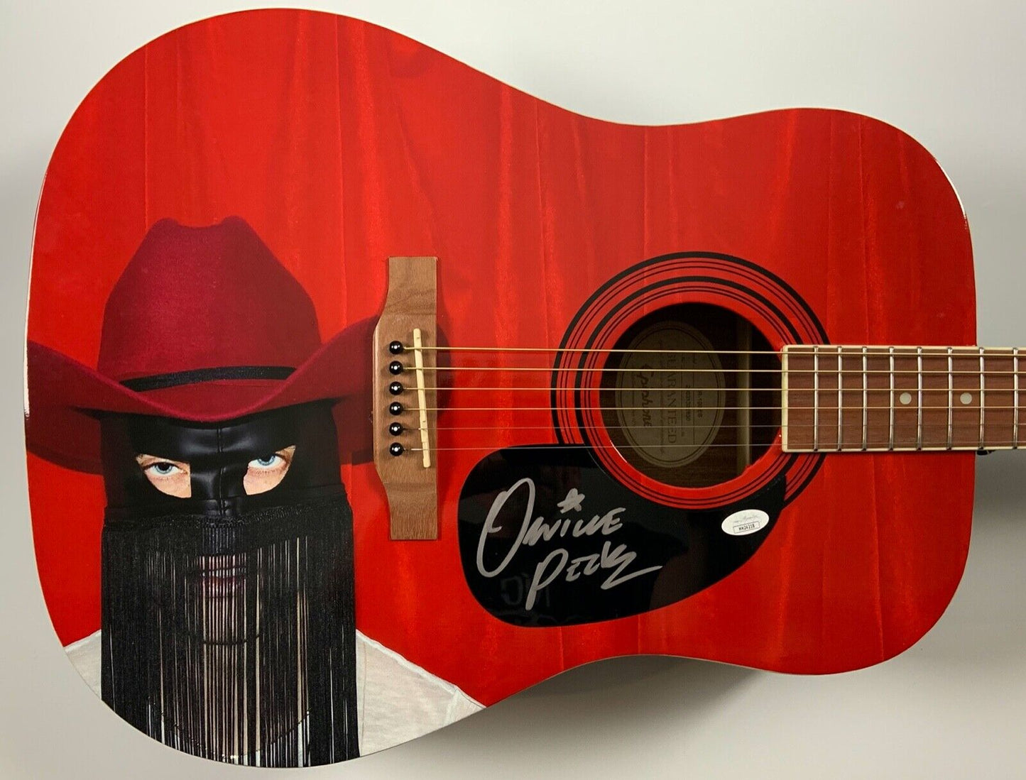 Orville Peck JSA Autograph Signed Guitar Epiphone Acoustic