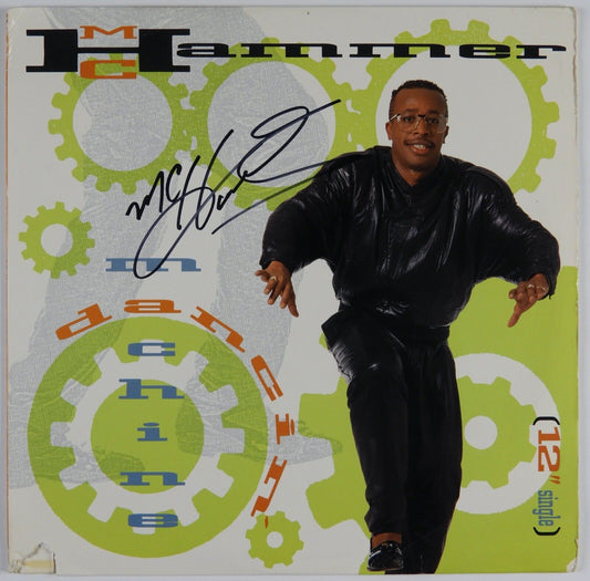 MC Hammer Signed Autograph Record JSA COA Dancing Machine 12" Single