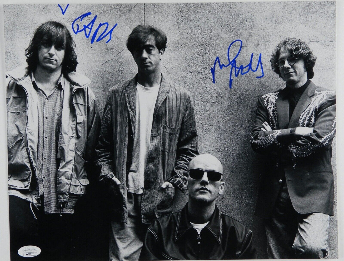 R.E.M. Mike Mills Peter Buck JSA 11x14 Autograph Signed Photo