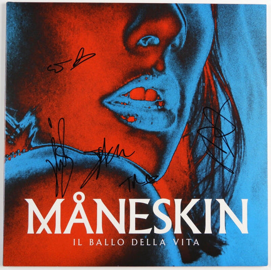 Maneskin Fully JSA signed autograph Vinyl Record Il Ballo Della Vita