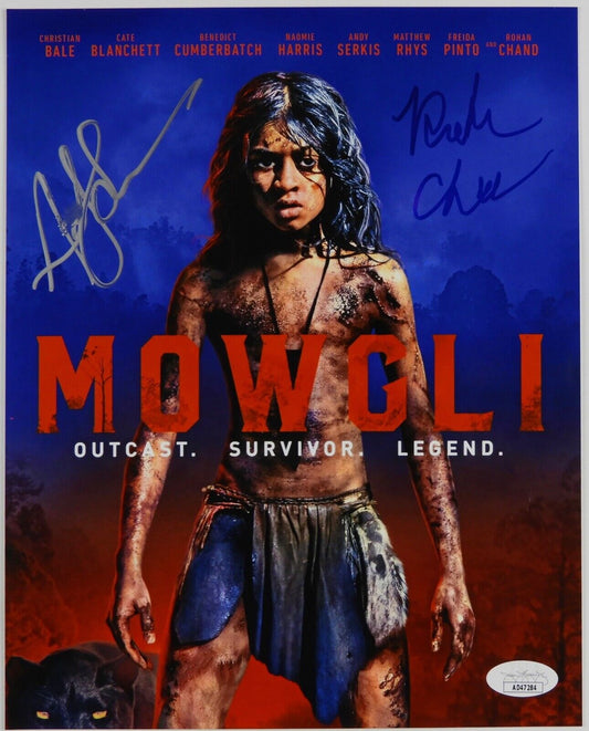 Andy Serkis &  Rohan Chand JSA Signed Autograph Photo 8 x 10 Mowgli