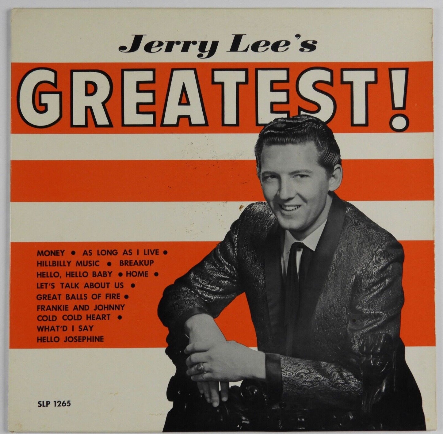 Jerry Lee Lewis Signed Autograph JSA Vinyl Record Original Sun Record Greatest