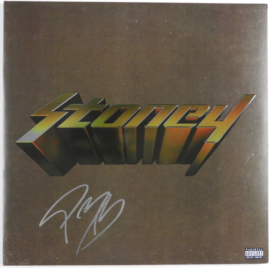 Post Malone JSA Autograph Signed Album Record Stoney Double Colored Vinyl