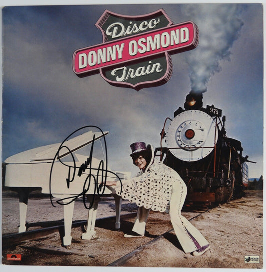 Donny Osmond JSA Signed Autograph Album Vinyl Record Disco Train