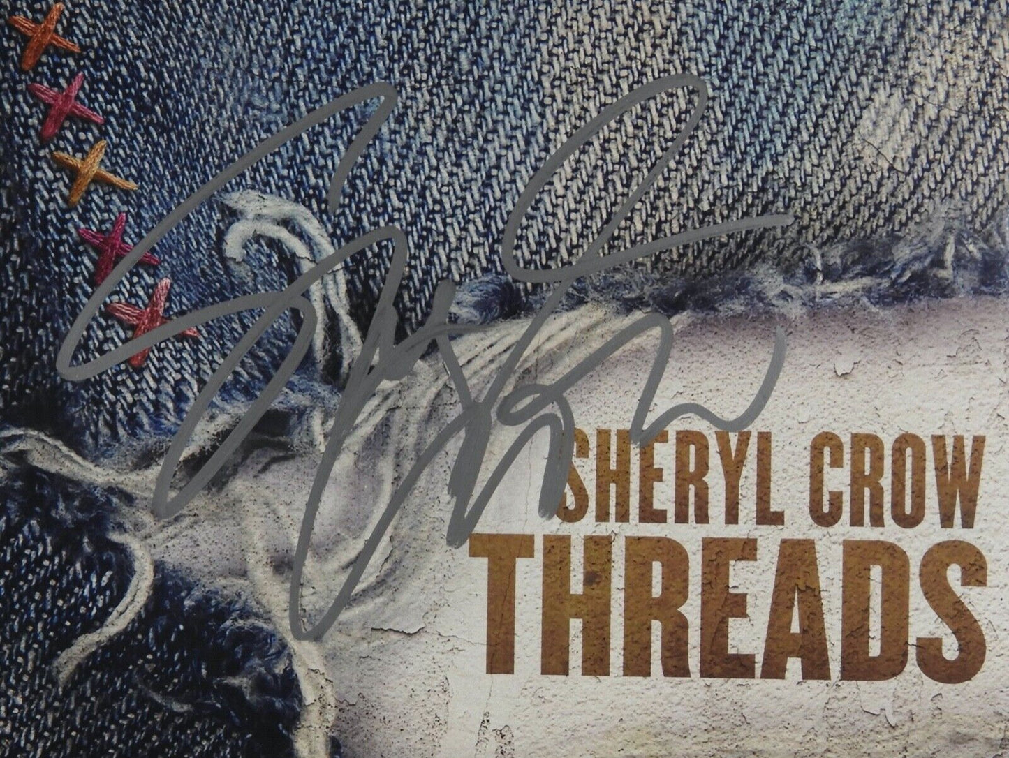 Sheryl Crow JSA Signed Autograph Threads Album Records Vinyl