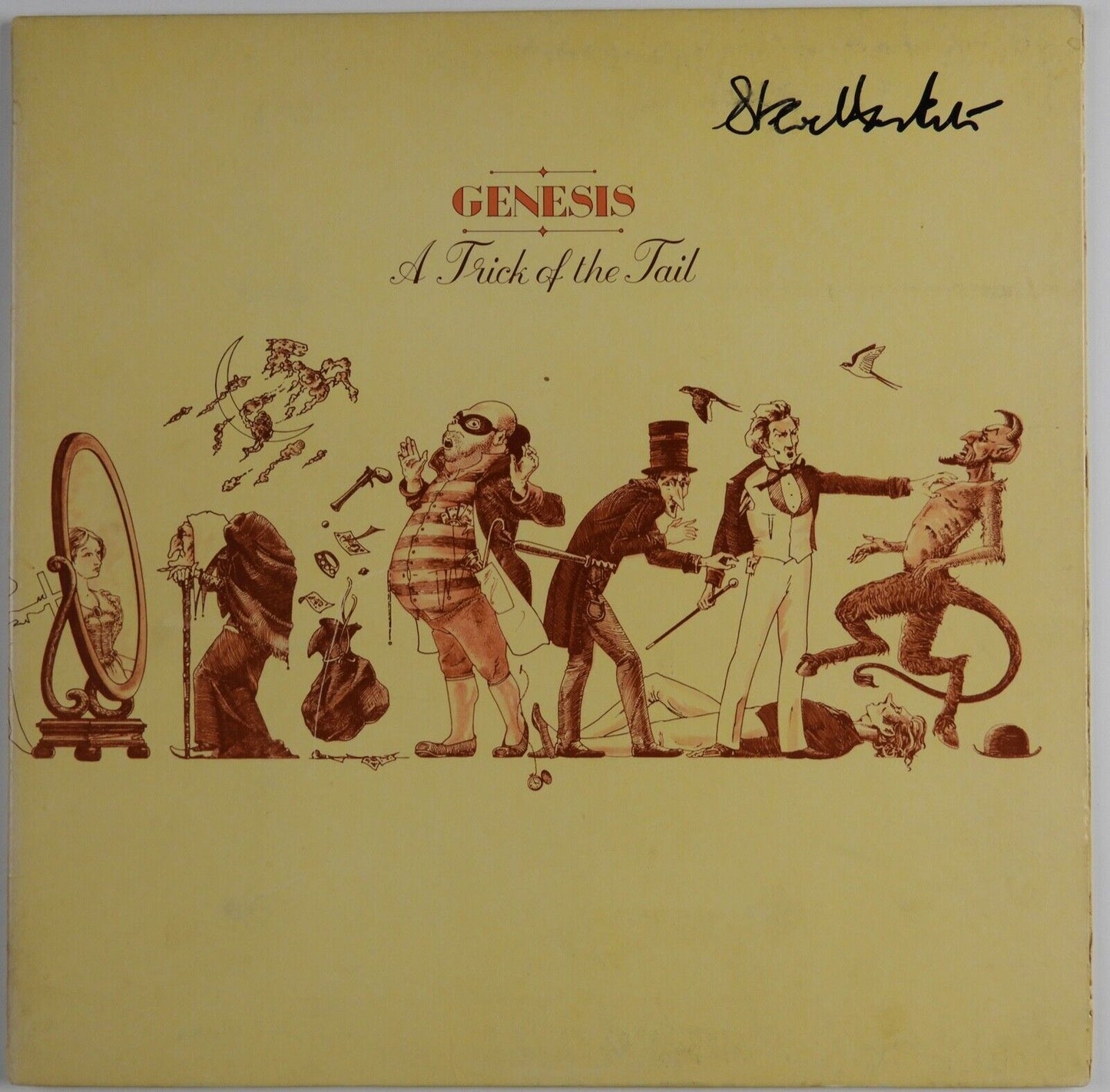 Steve Hackett Genesis JSA Signed Autograph Album A Trick Of The Tail