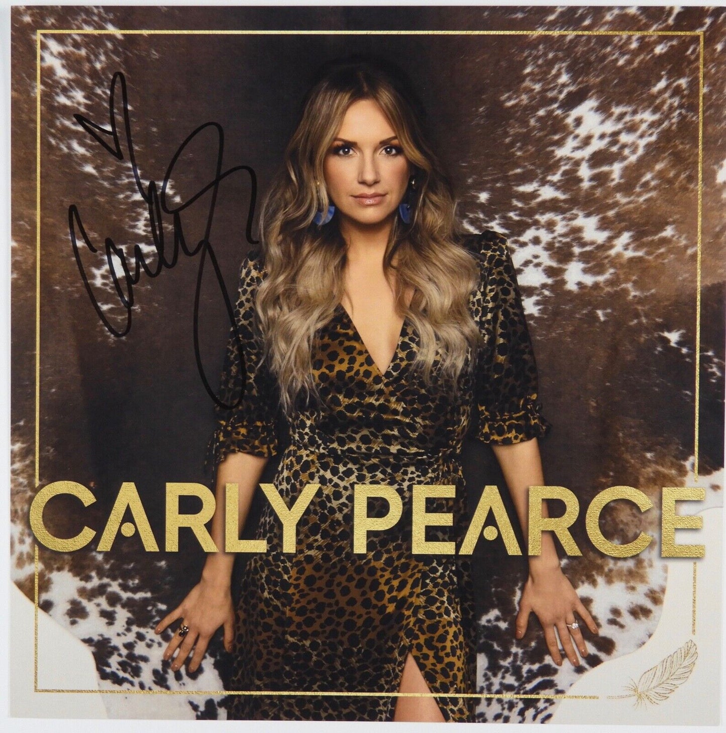 Carly Pearce JSA Signed Autograph Album Flat includes The Album and Record