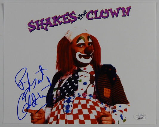Bobcat Goldthwait shakes the clown JSA Signed Autograph Photo 8 x 10