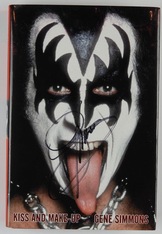 Gene Simmons KISS JSA Autograph Signed Book Kiss And Make-UP