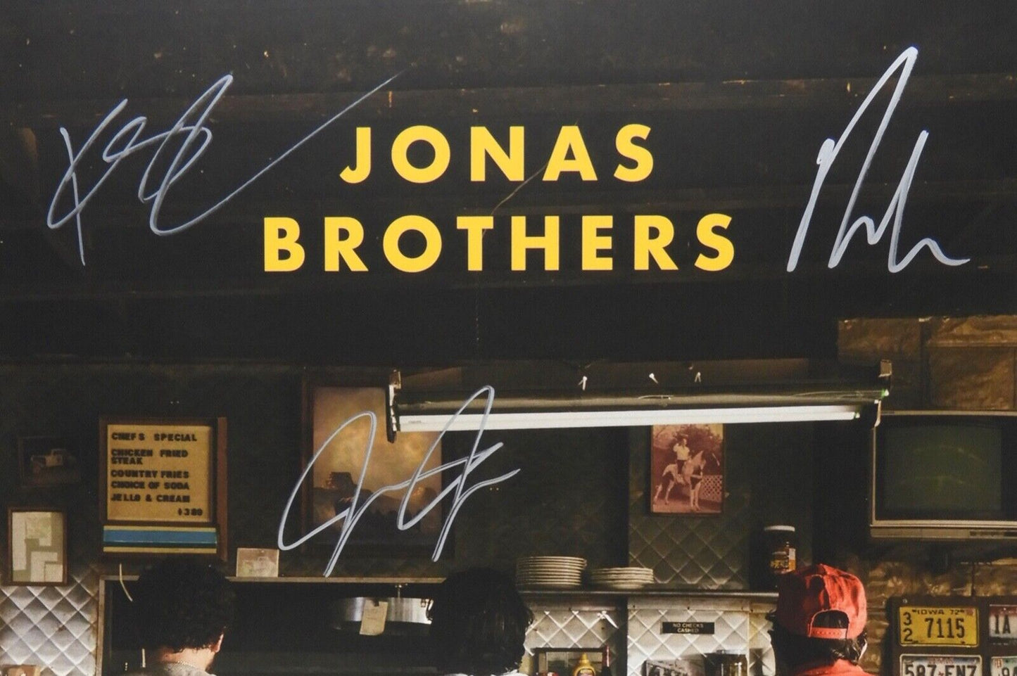 Jonas Brothers JSA Signed Autograph Poster Record LP The Album