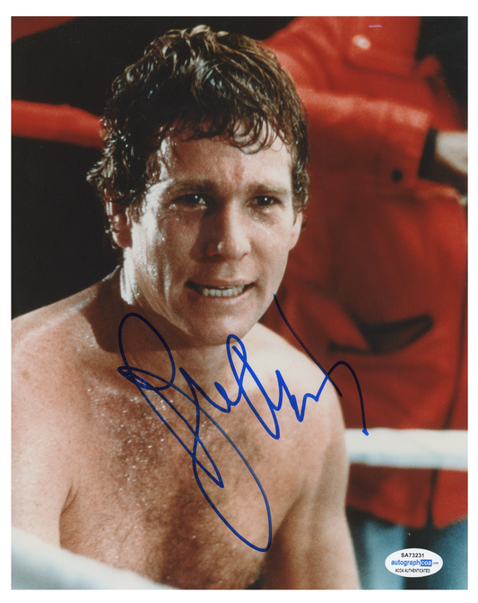 Ryan O'Neal Main Event ACOA Signed Autograph 8 x 10 Photo