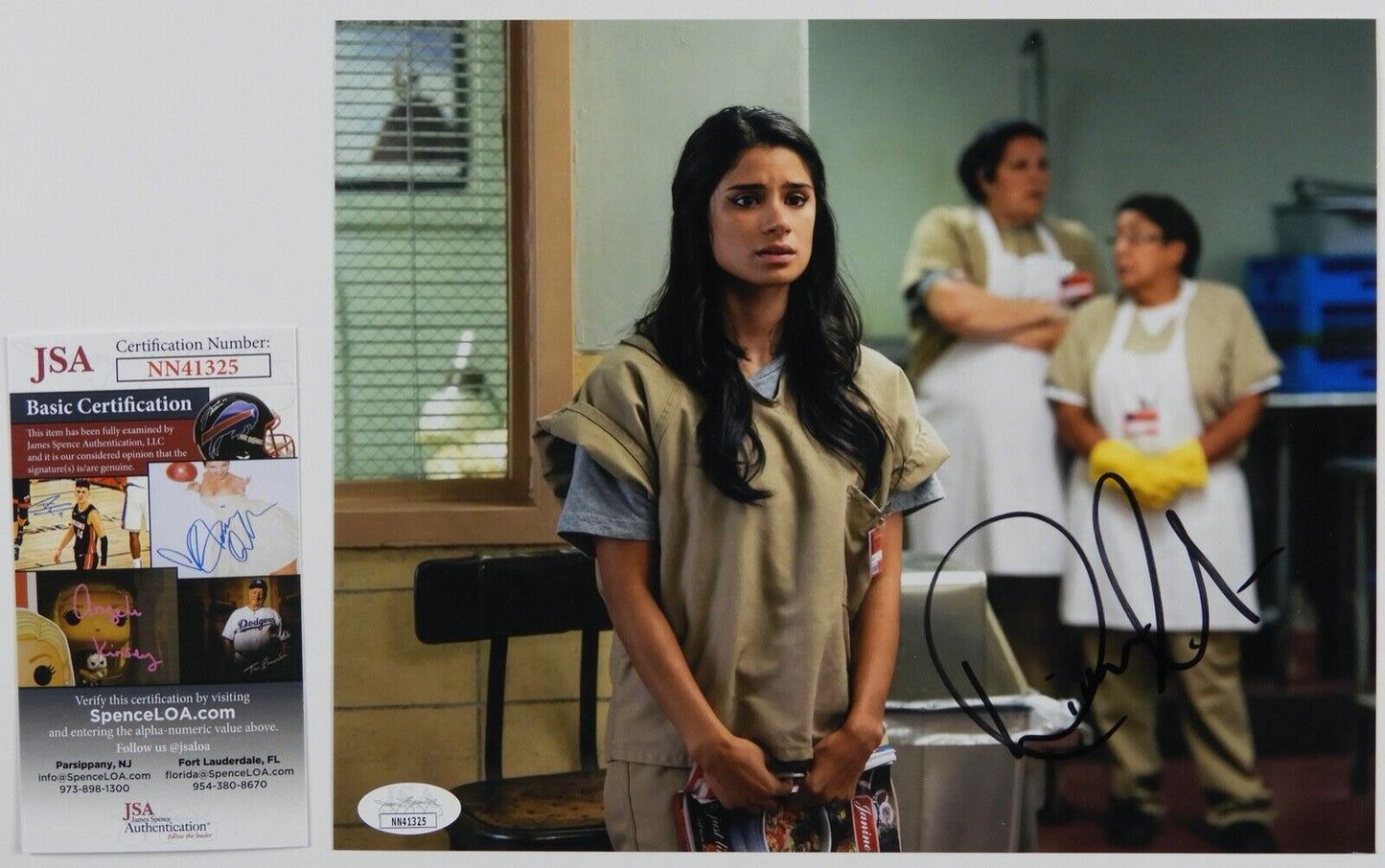 Diane Guerrero Autograph JSA 8 x 10 Signed Photo Orange Is The New Black