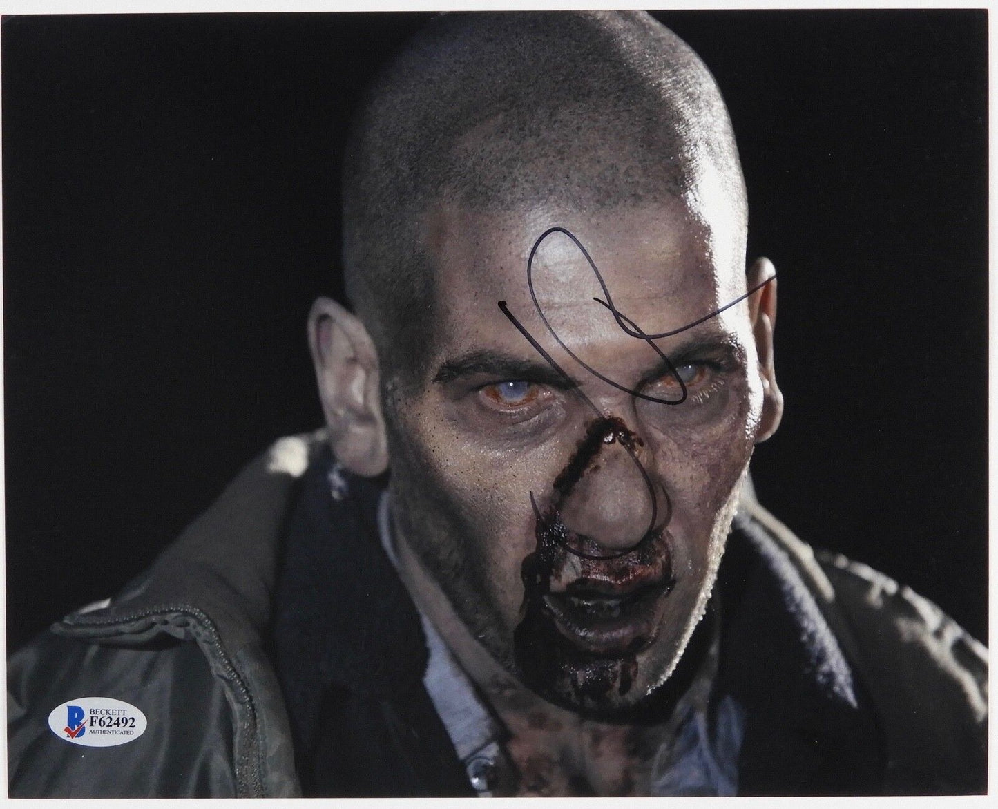 Jon Bernthal Shane Walking Dead Autograph Signed Photo Beckett 8 x 10