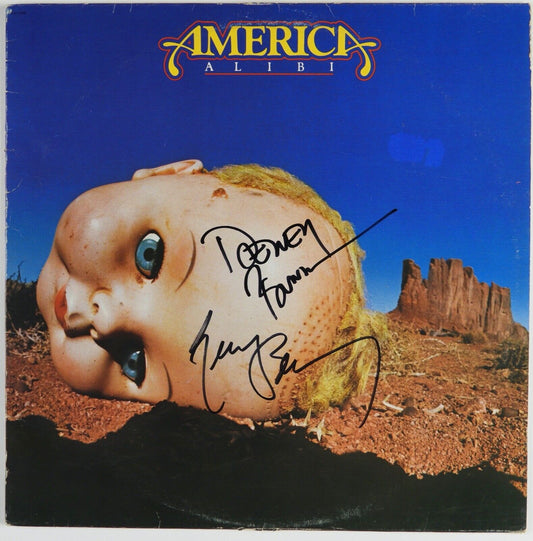 America JSA Signed Autograph Album Record Vinyl