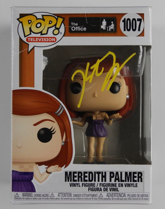 Kate Flannery Meredith Palmer Signed Autograph Beckett Funko Pop 1007 The Office