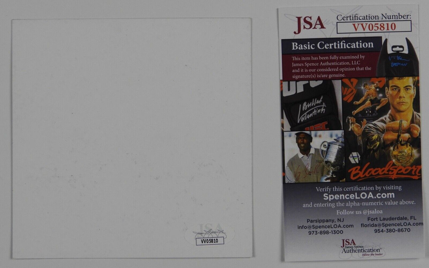 Sting The Police JSA Signed Autograph CD Insert Duets