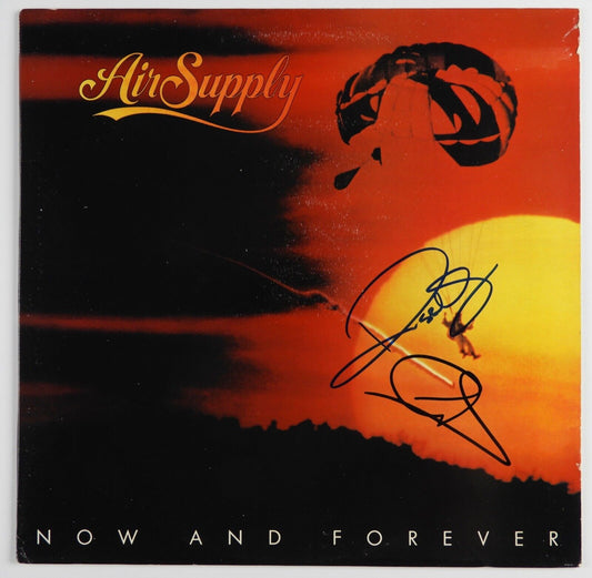 Air Supply JSA Signed Autograph Album Vinyl Record Now And Forever