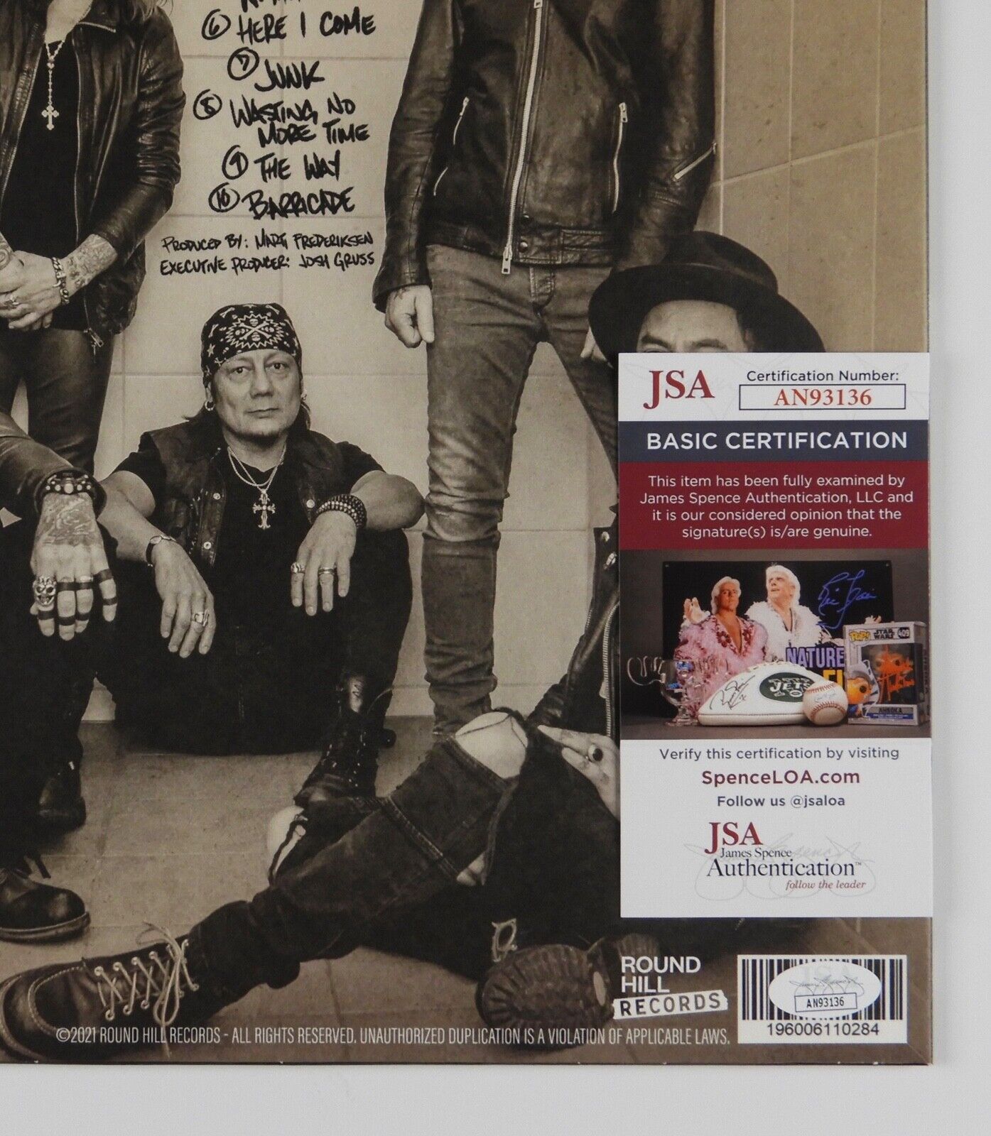 Buckcherry  JSA Signed Autograph Album Record Hell Bound