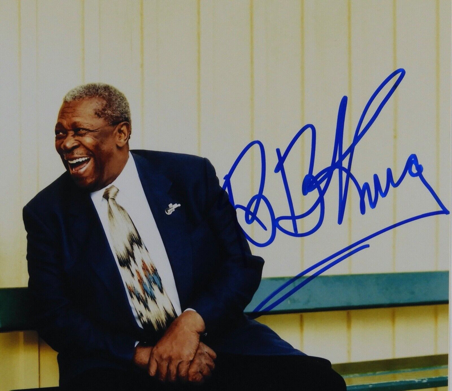 BB King JSA Signed Autograph Photo 8 x 10