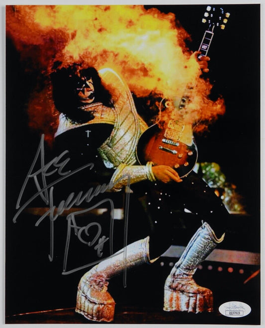 KISS Ace Frehley Signed JSA Signed Autograph 8 x 10 Photo