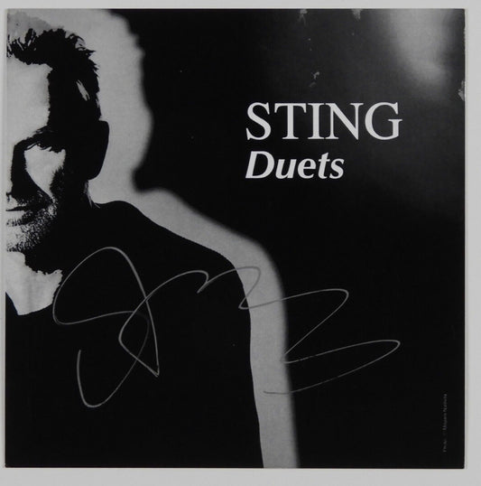 Sting The Police JSA Signed Autograph CD Insert Duets