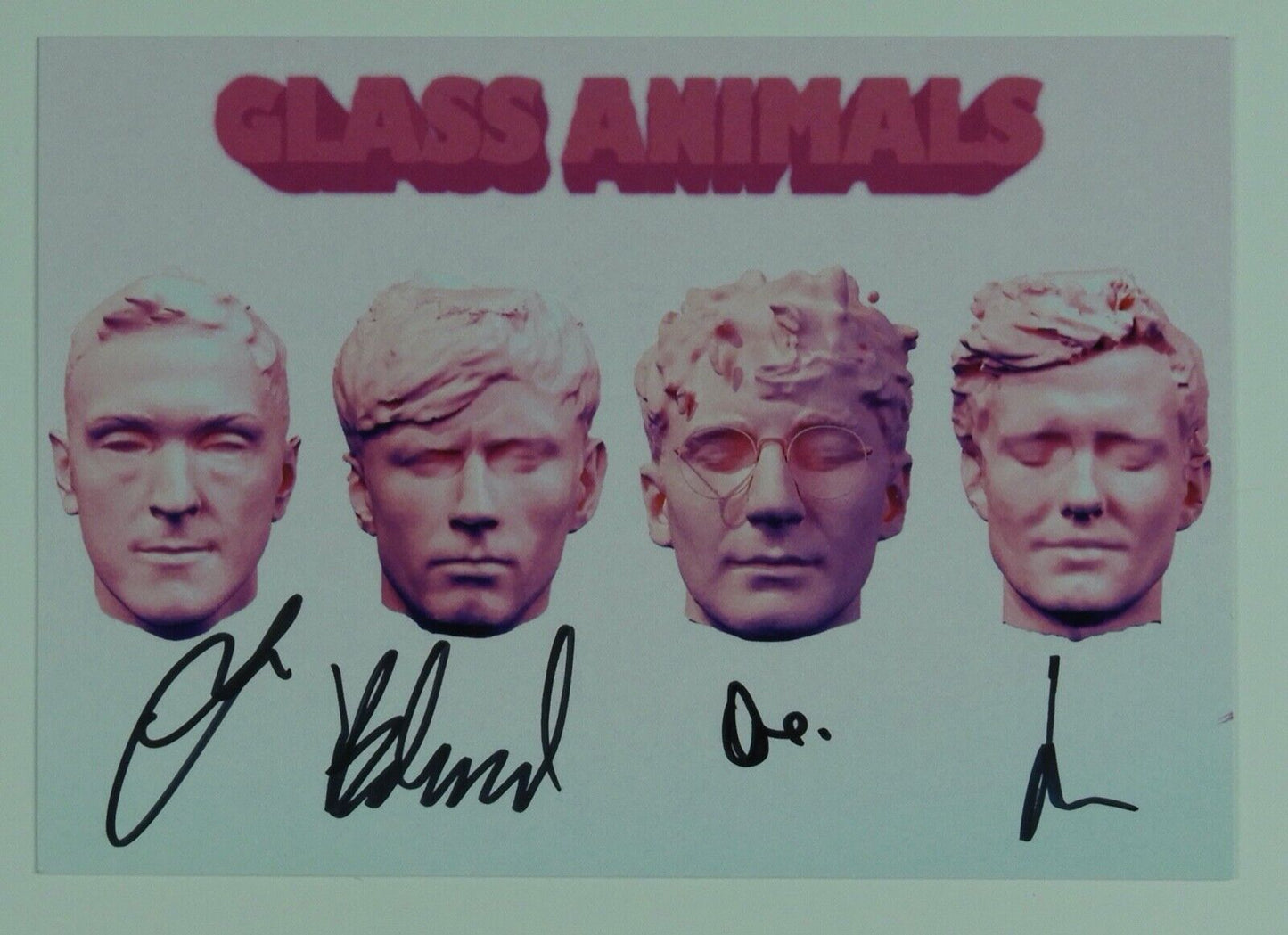 Glass Animals JSA Signed Autograph Dreamland Art Card Vinyl Fully Signed