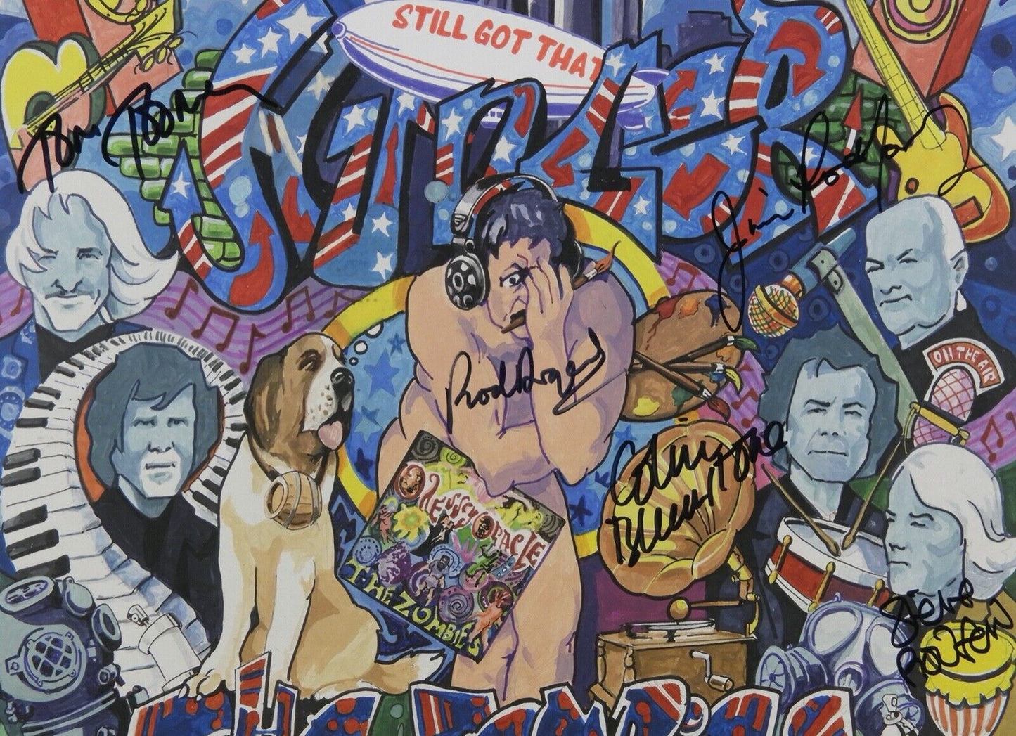 The Zombies JSA Signed Autograph Album Record LP Still Got That Hunger