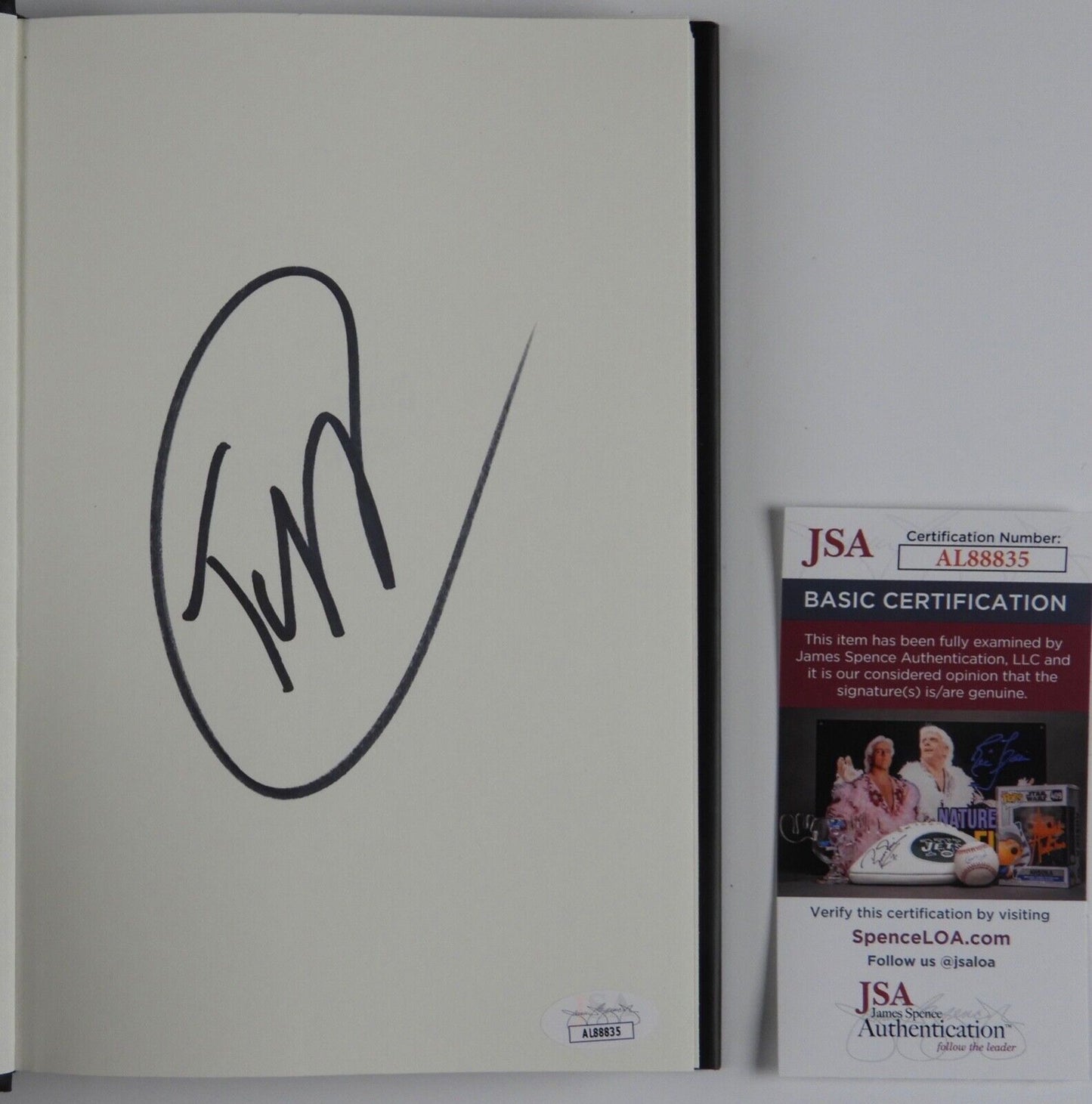 Tyrus JSA Signed Autograph Book Just A Memoir Tyrus