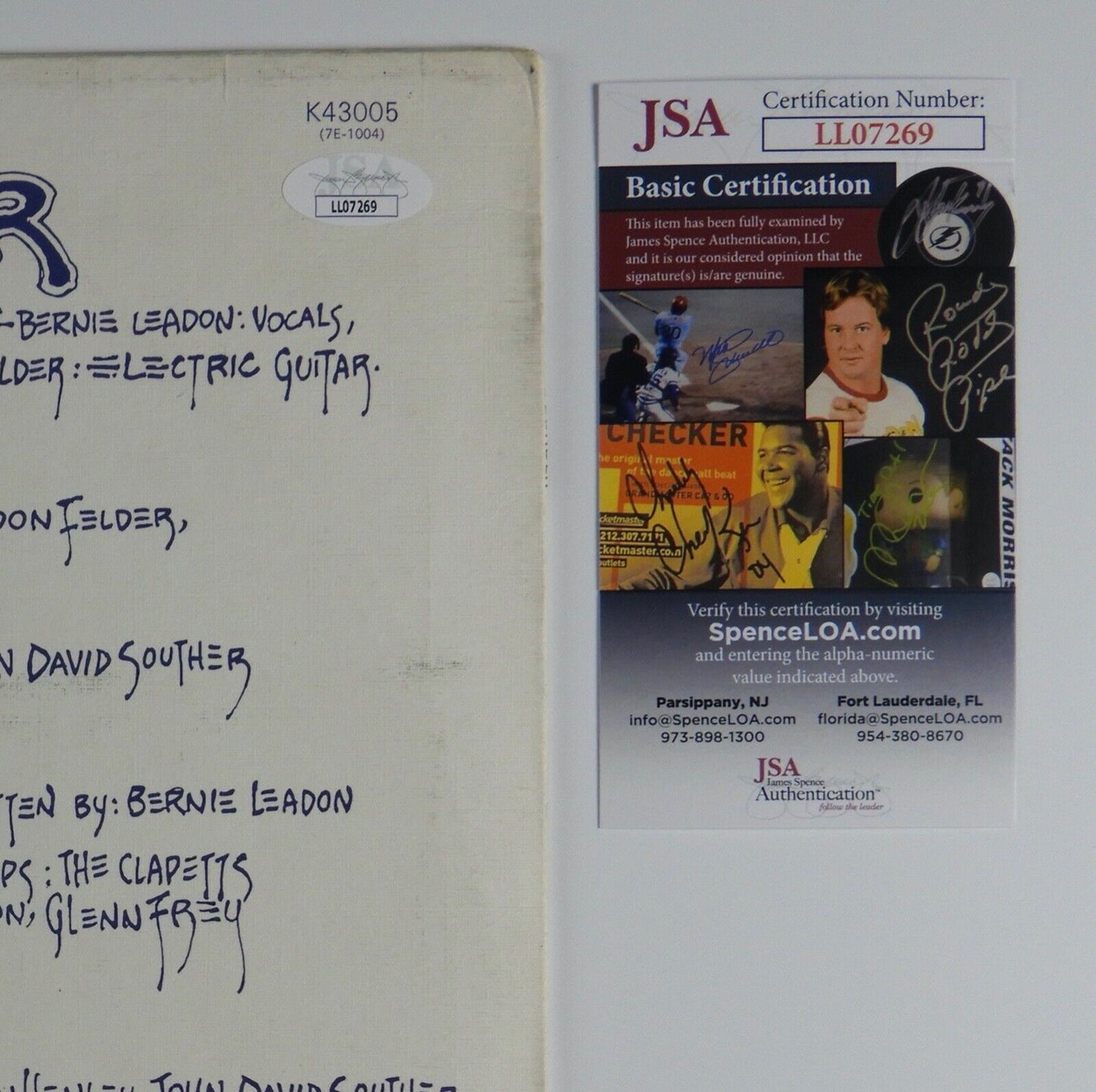 Don Felder Eagles JSA Signed Autograph Album Vinyl Record On The Border