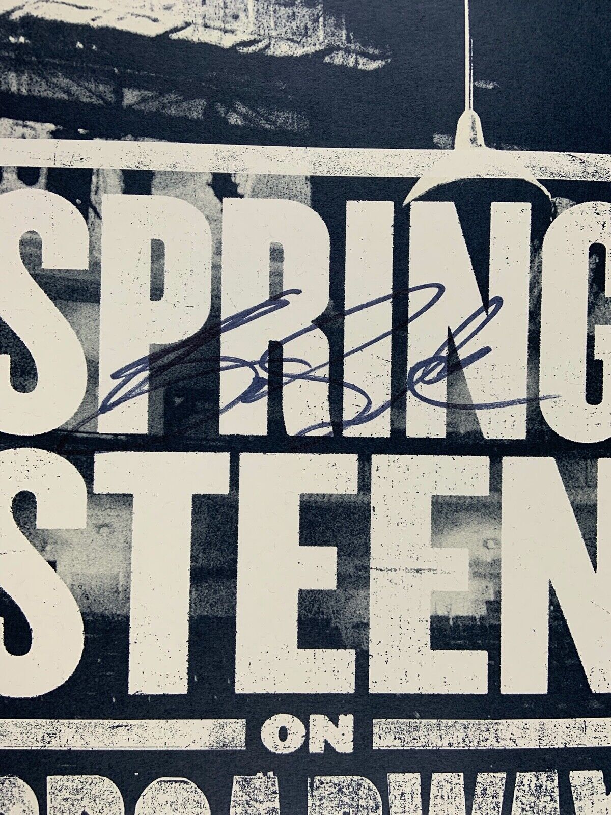 Bruce Springsteen On Broadway Autograph JSA Signed Poster Lithograph