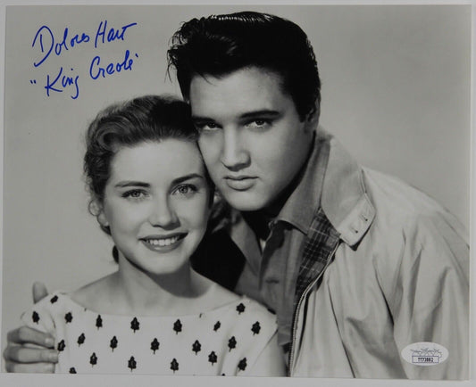 Dolores Hart JSA Signed Autograph 8 x 10 Elvis Presley King Creole