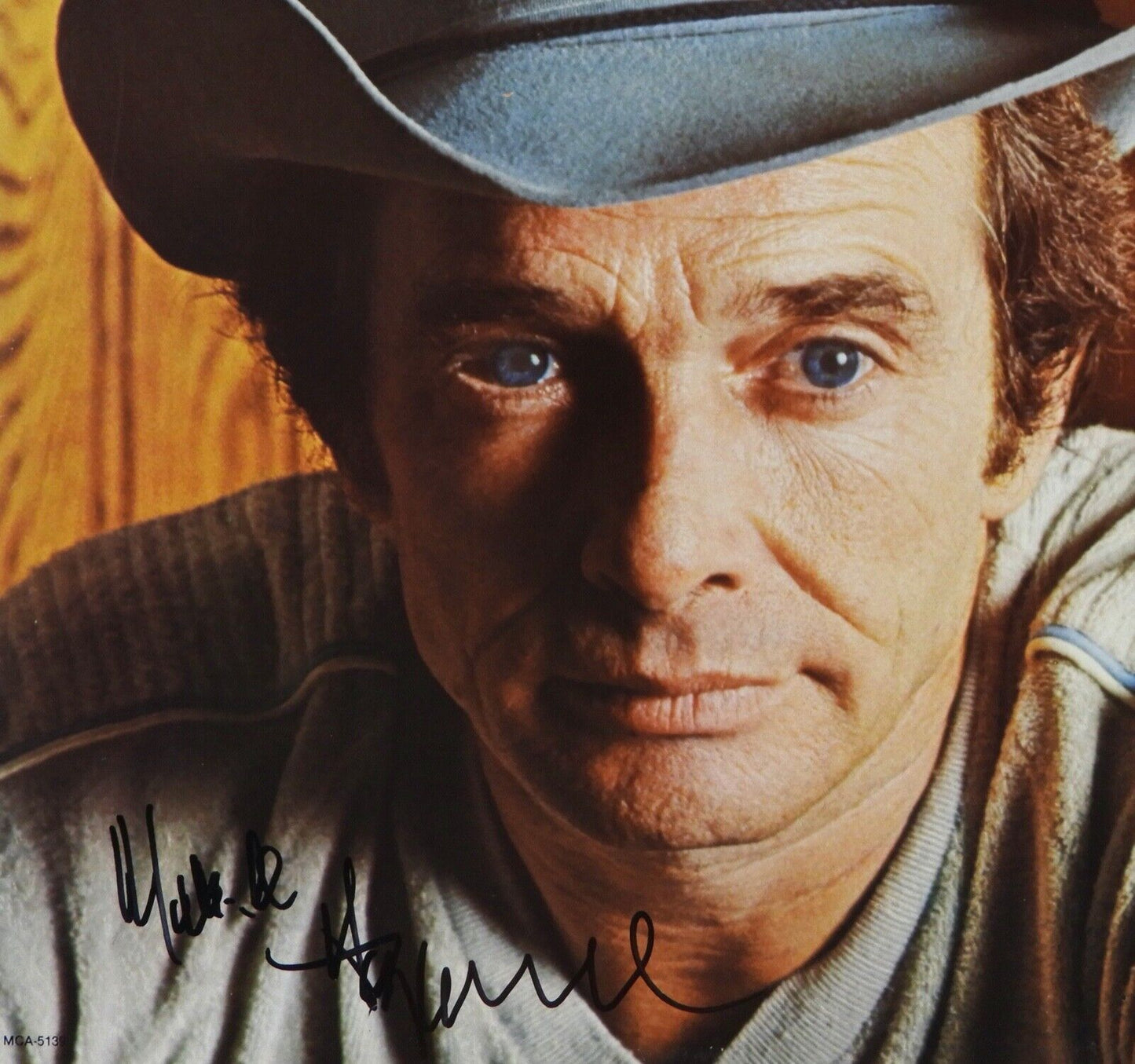 Merle Haggard Signed Autograph Album JSA Record V Back To The Barrooms