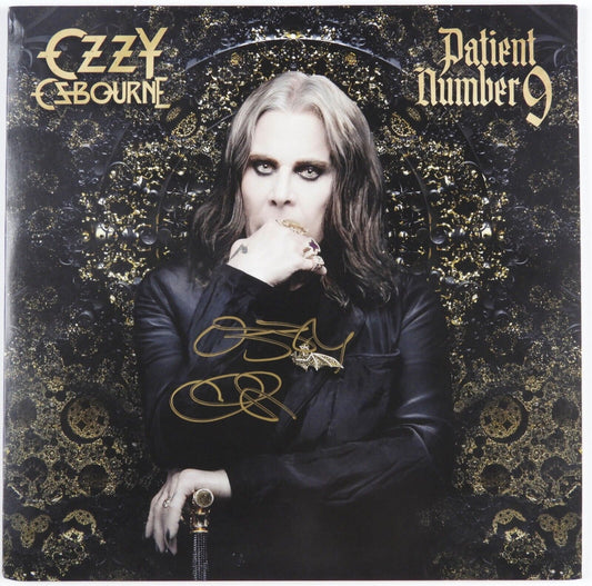 Ozzy Osbourne JSA Signed Autograph Record Album Patient Number 9