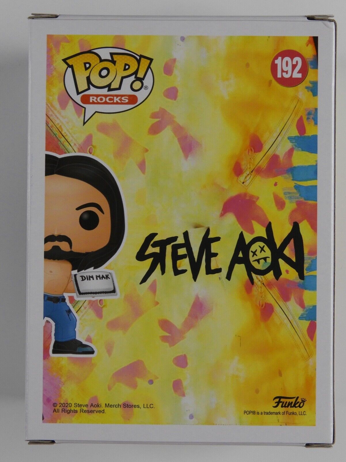DJ Steve Aoki Signed Autograph Beckett Funko Pop 192 EDM