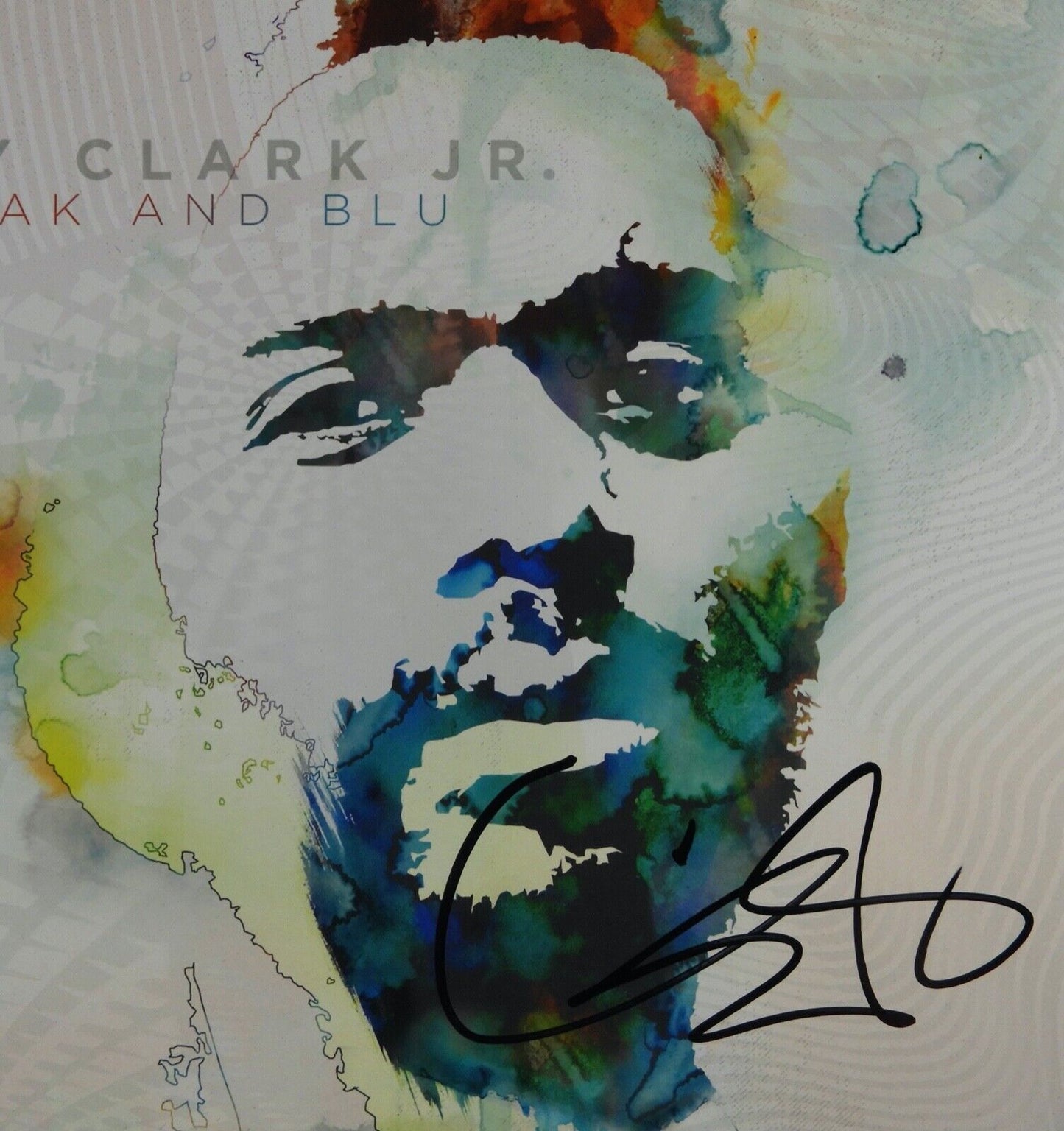 Gary Clark Jr JSA Signed Autograph Record Album Vinyl Blak and Blu