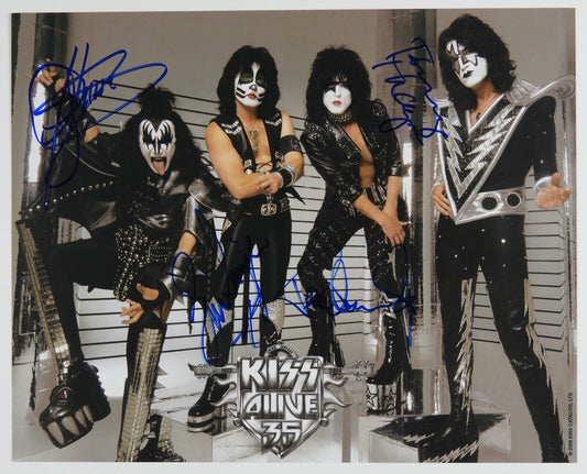 KISS JSA Signed Autograph 8 x 10 Gene Simmons Paul Stanley