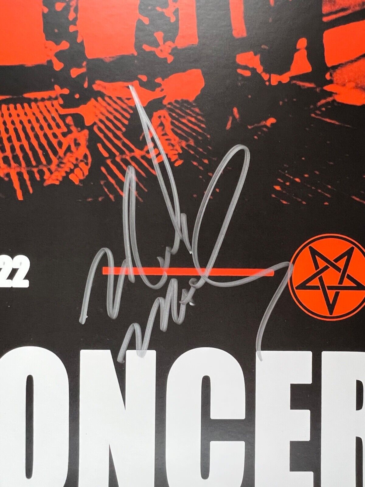 Motley Crue JSA Autographed Signed 2022 VIP Stadium Tour Lithograph Poster