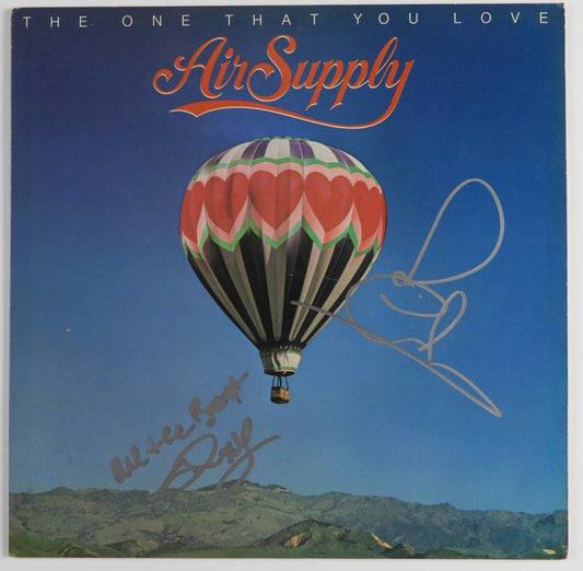 Air Supply JSA Signed Autograph Record Vinyl Graham Russell Hitchock