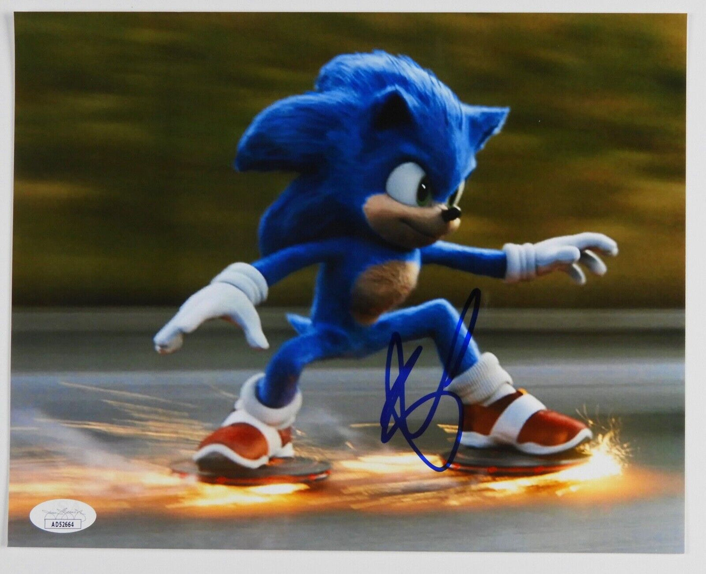 Ben Schwartz Sonic JSA Signed Autograph Photo 8 x 10