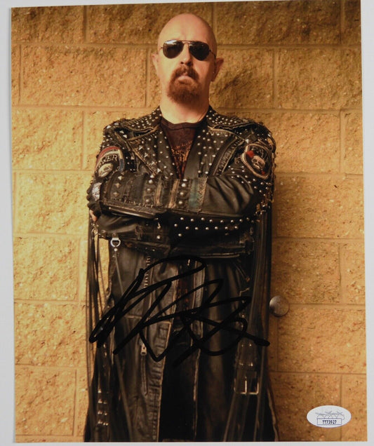 Rob Halford Judas Priest Signed Autograph JSA COA 8 x 10 photo