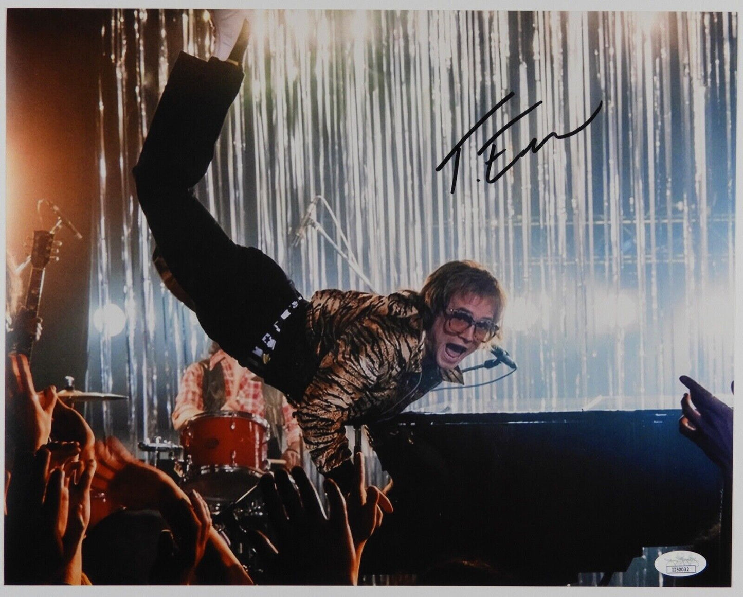 Taron Egerton Rocketman Elton John Autograph JSA 11 x 14 Signed Photo