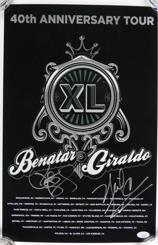 Pat Benatar Neil Giraldo Signed Autograph 40th Anniversary Tour Lithograph