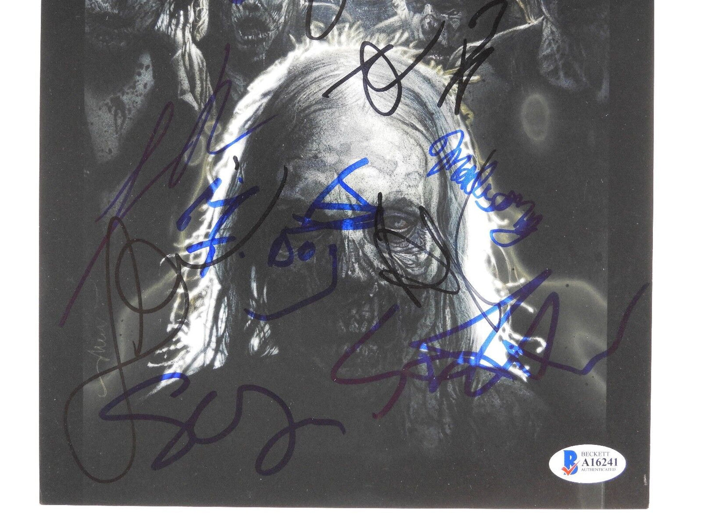 Walking Dead Cast Autograph Signed Photo Beckett 8 x 10 Andrew Lincoln Reedus