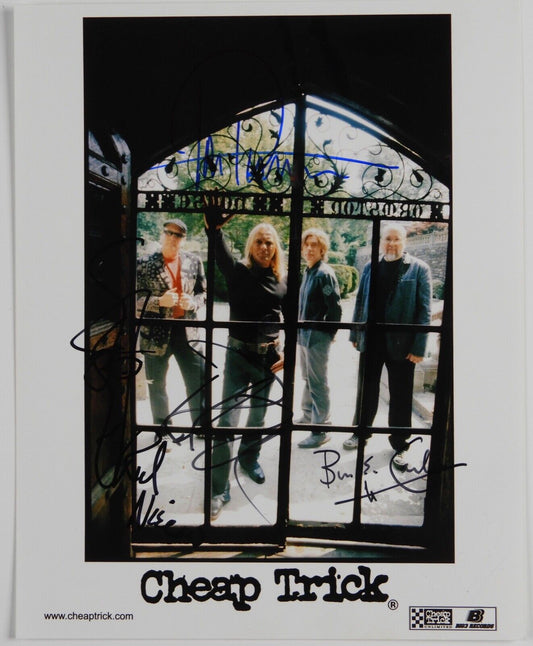 Cheap Trick Fully Group Signed Autograph 8 x 10