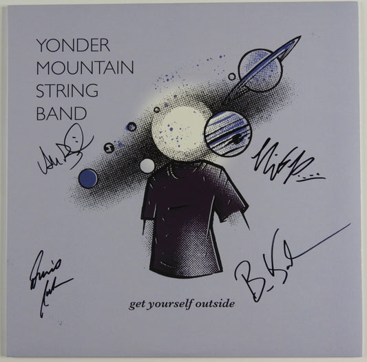 Yonder Mountain String Band JSA Signed Autograph Record Album Vinyl